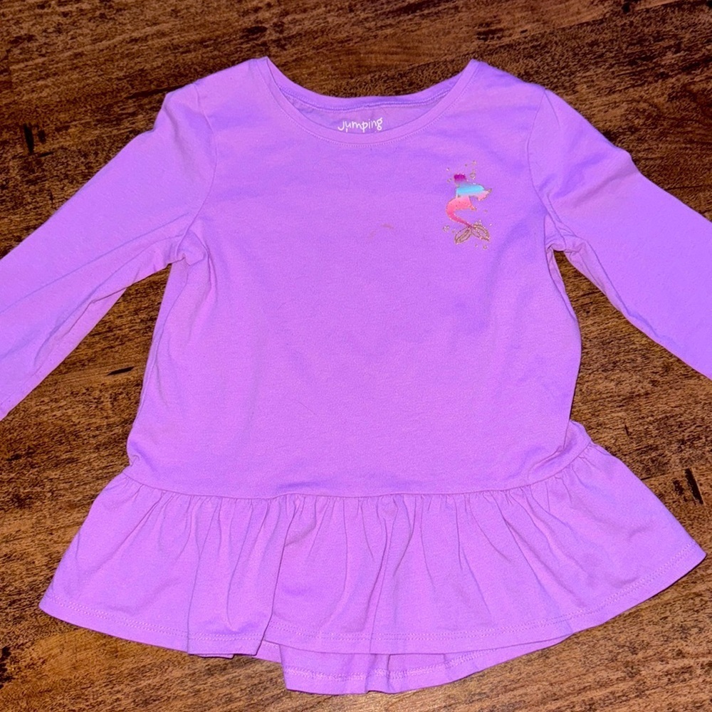 Mermaid tee size 6x jumping beans brand